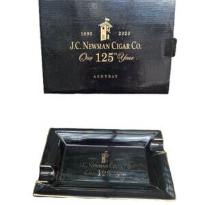 J.C. Newman 2 Cigar Porcelan Ashtray in Box